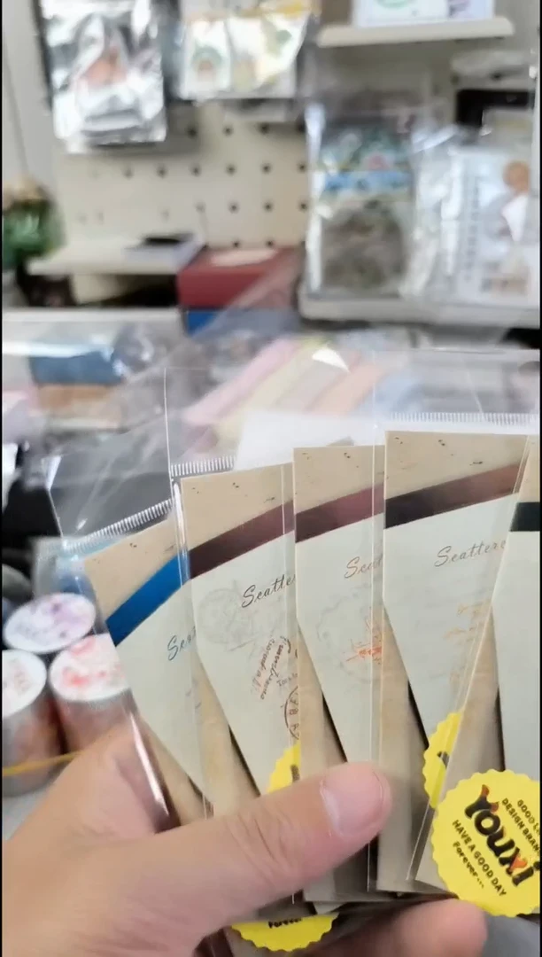 陈*怼1-16 斑驳的信件贴纸 5款