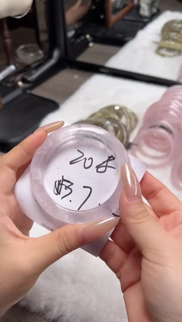 未镶嵌手镯水晶208粉水(清仓默认包容)