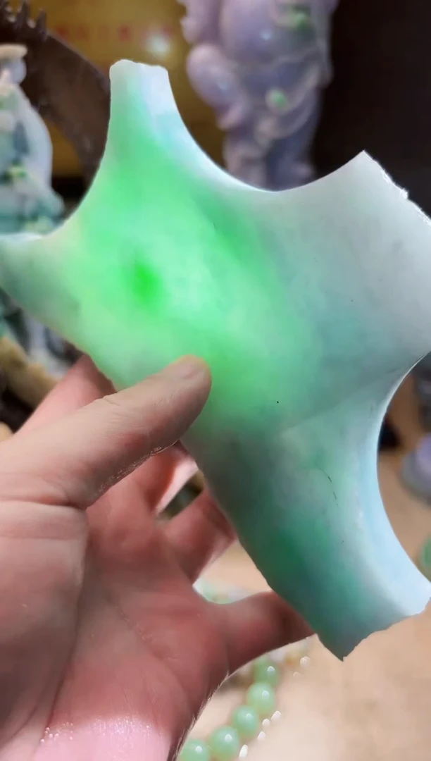 未镶嵌挂件翡翠A货张麦8758