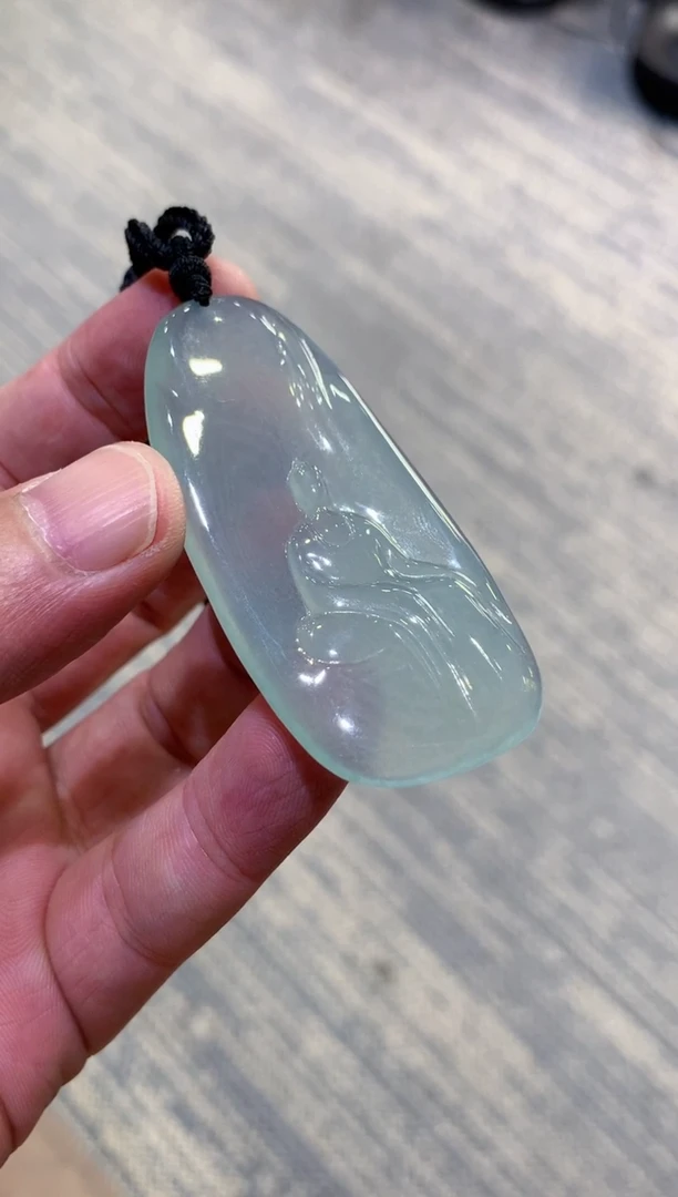 颈饰未镶嵌翡翠天然A货翡翠