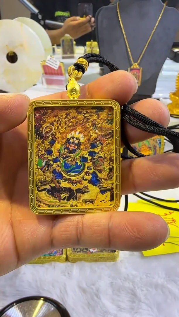 吊坠黑财神 偏米 结缘 5件套