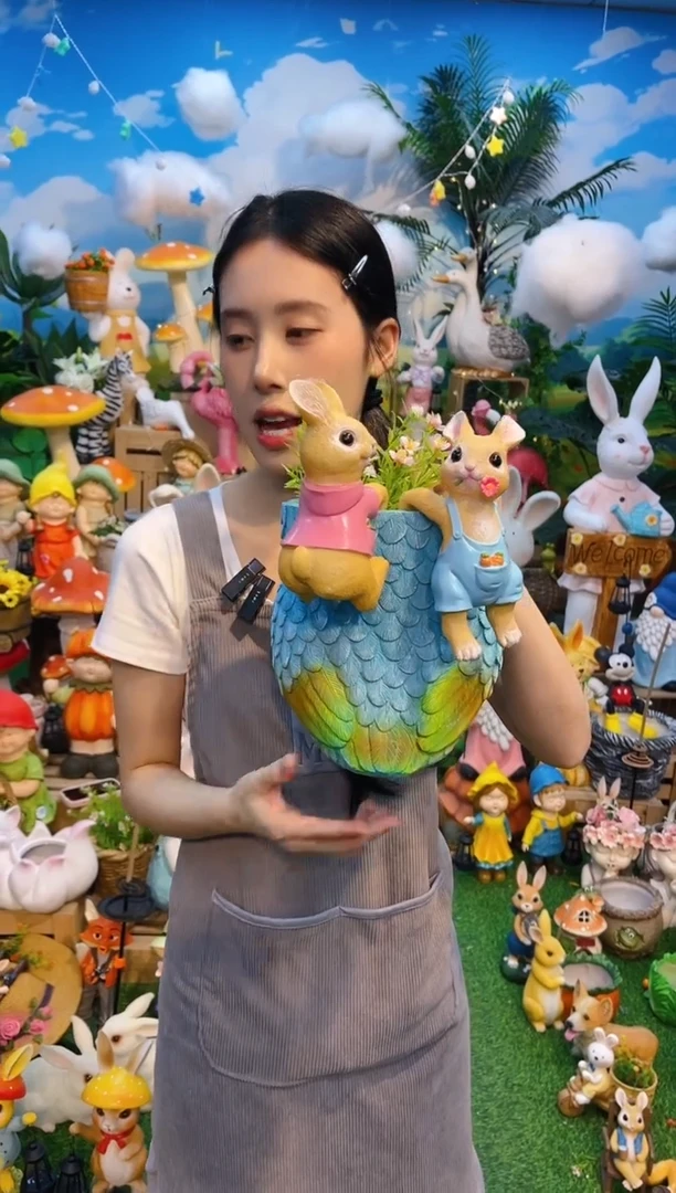 一对兔子