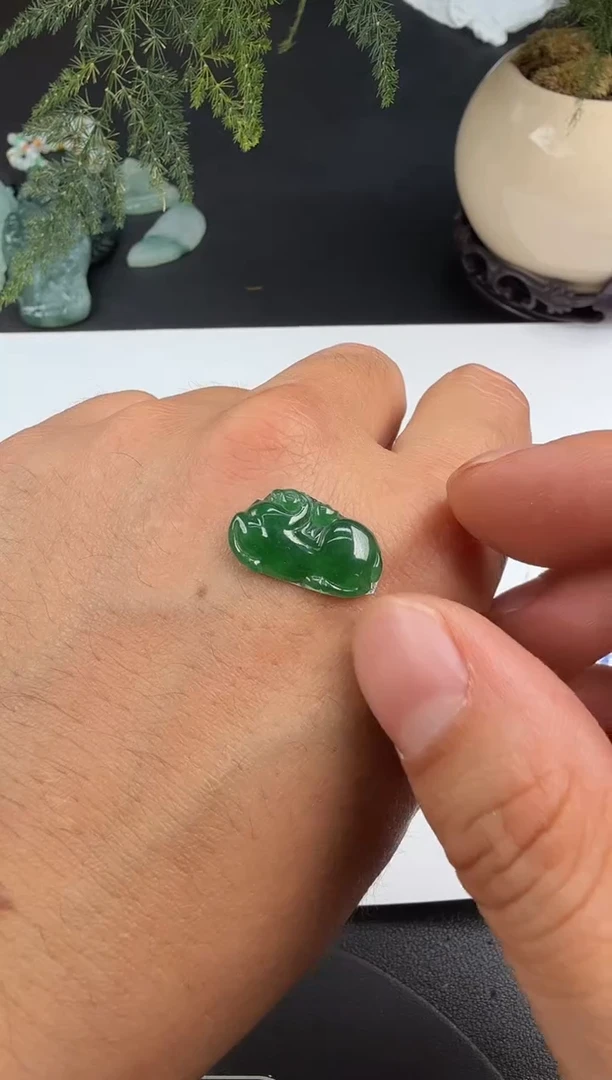 吊坠(不含链)未镶嵌翡翠翡翠饰品-257