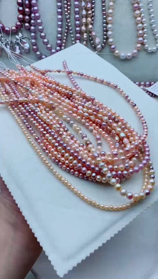 淡水珍珠未镶嵌颈饰淡水珍珠项链多样性发其一