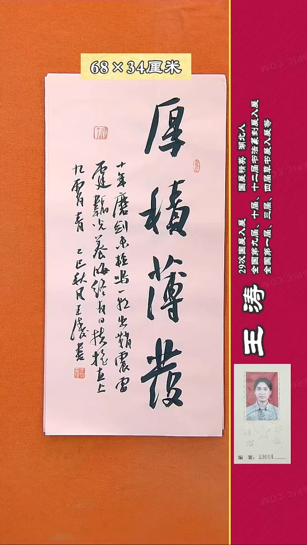 书法30a王涛书法作品