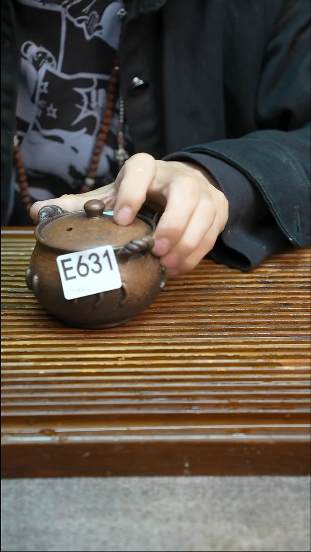 万古烧粗陶手工手做茶具