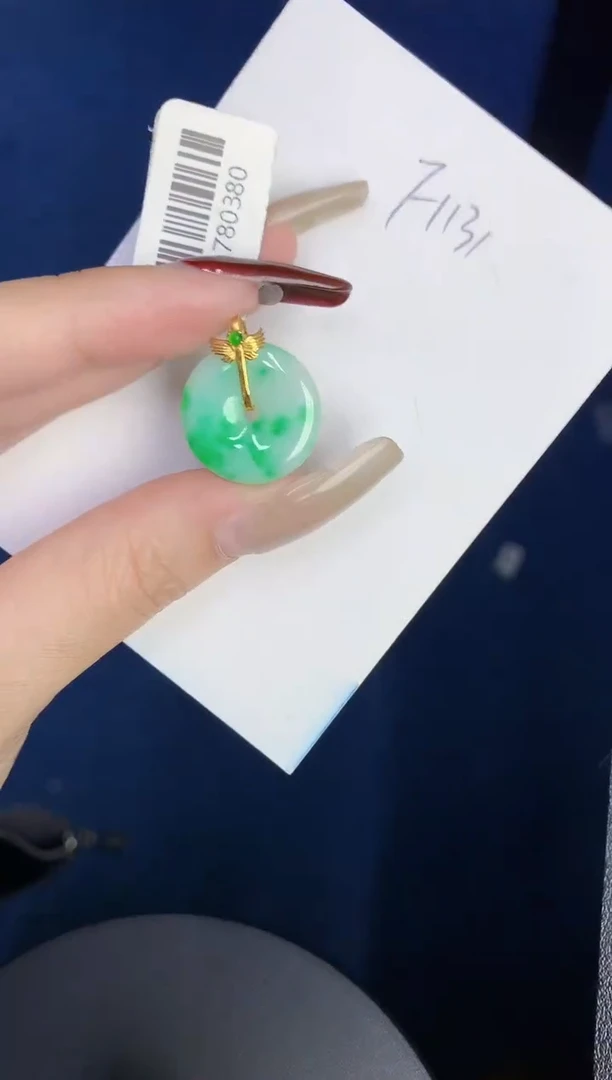 【闪购商品】翡翠颈饰18K金镶嵌00000000000