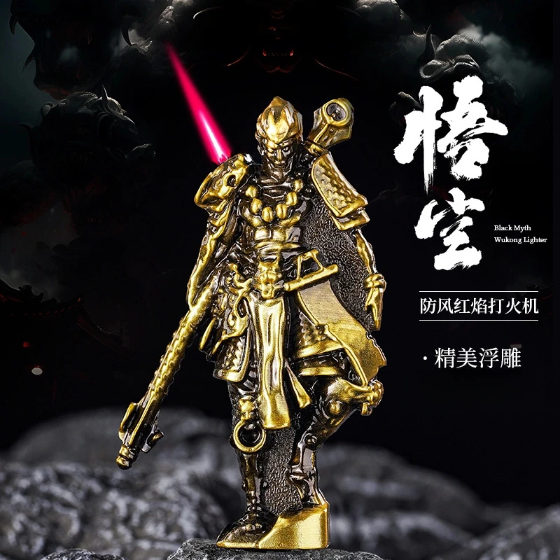 新款黑神话悟空创意打火机立体浮雕摆件个性金属造型送男友礼物潮