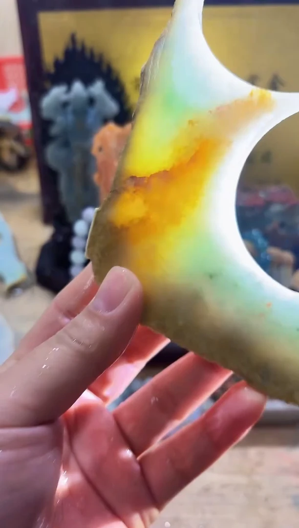 未镶嵌挂件翡翠A货常星8064