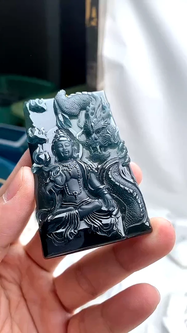 【闪购商品】翡翠颈饰未镶嵌大势至