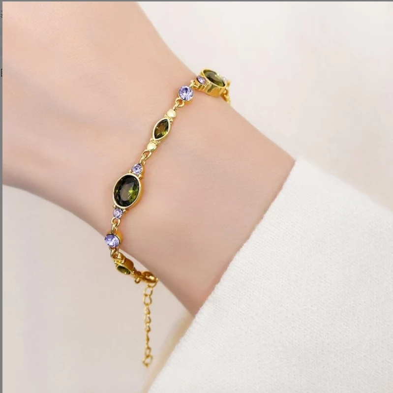 铜合金手链 A481  气质优雅精致百搭手链