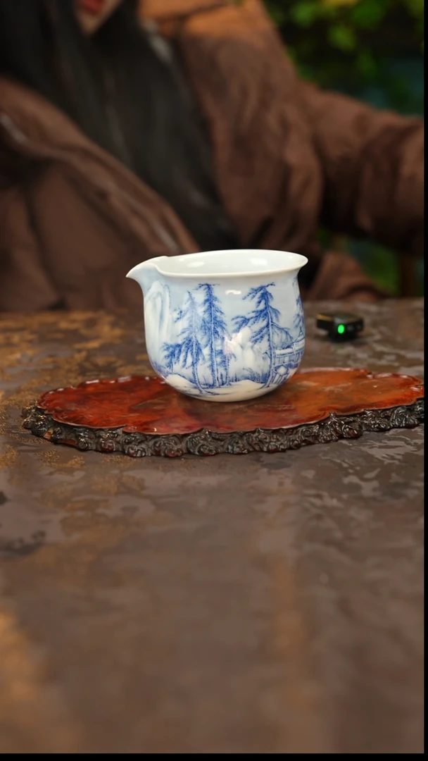 画堂春雪景公道杯