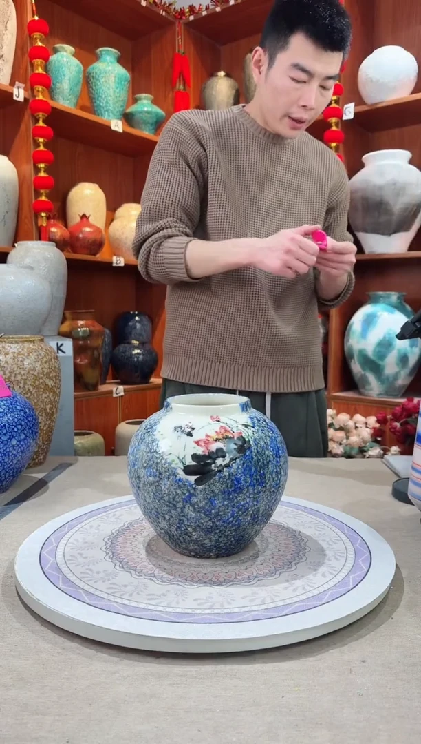 【闪购商品】瓶陶瓷花瓶 无花 微瑕a302