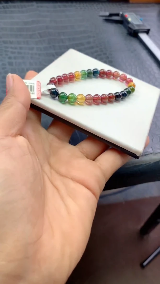 未镶嵌手串碧玺 多样性发一条