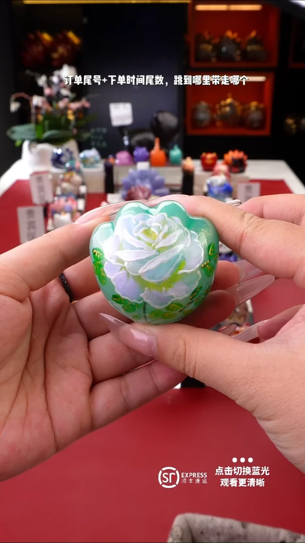 木7公分檀木绘画摆件01