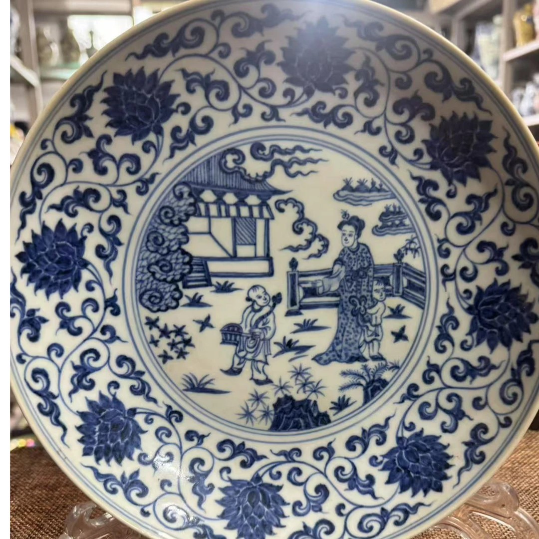 青花缠枝莲花莲子莲心全品全相