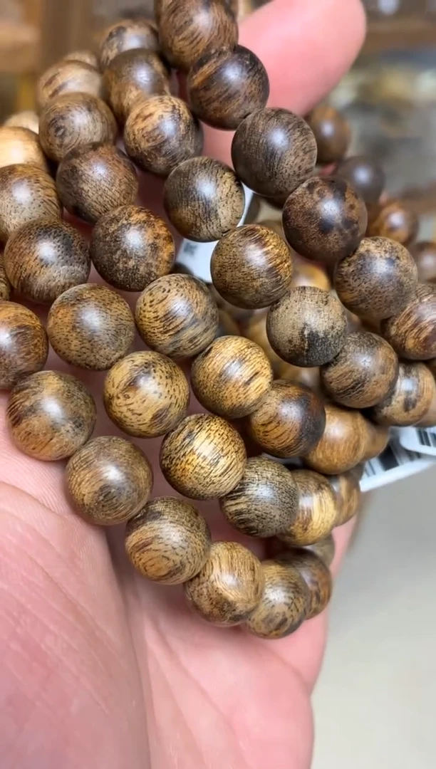 沉香手串 菩萨棋圆珠单圈1.1多样性发其一