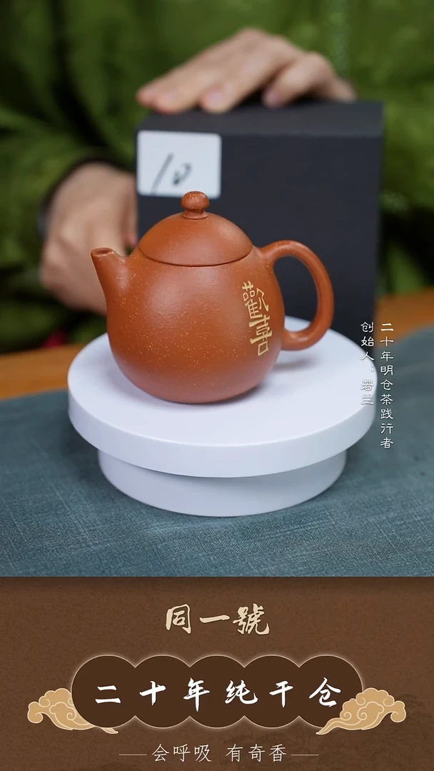 茶壶紫砂宜兴原矿紫砂壶10号
