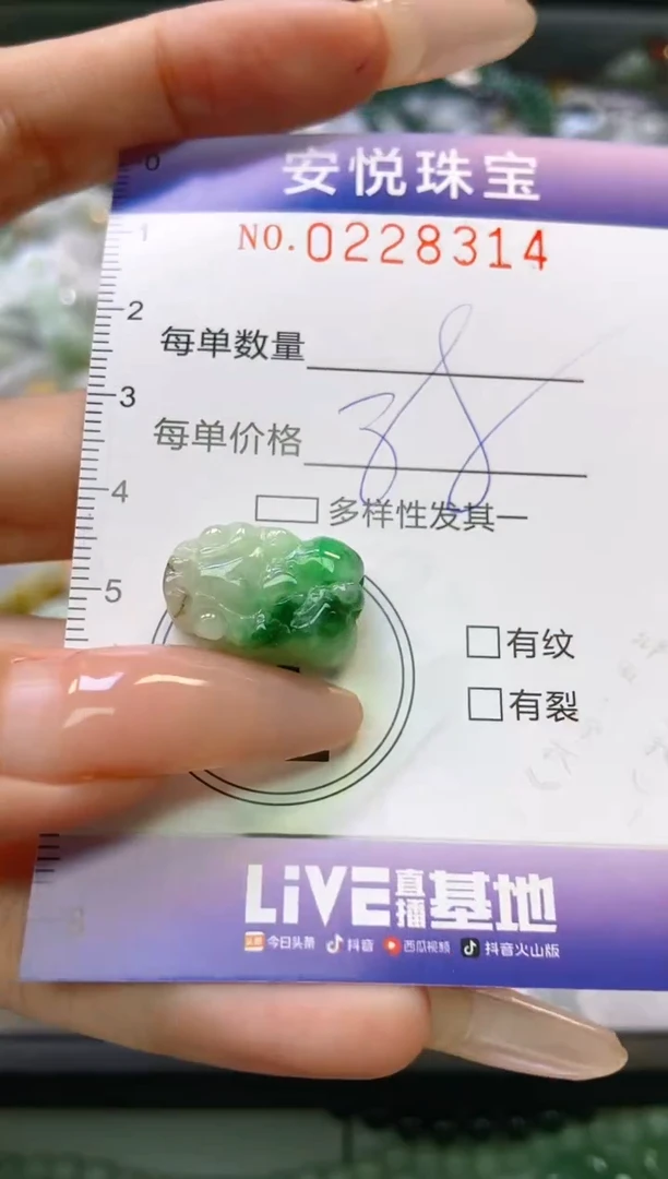 翡翠未镶嵌颈饰闪购0228314