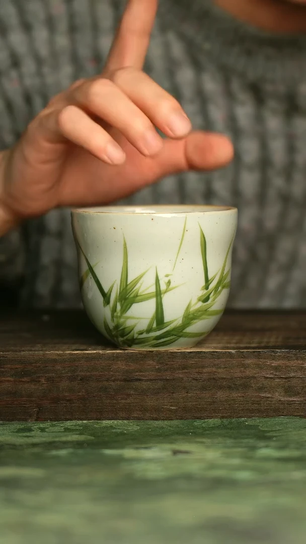 青诗集手工手绘瓷器