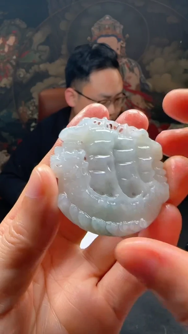 【闪购商品】翡翠颈饰未镶嵌L-@@QJXC11717多样性发其一