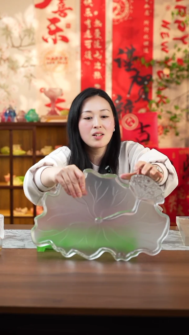 【闪购商品】10号同心芙蓉壶承干泡盘
