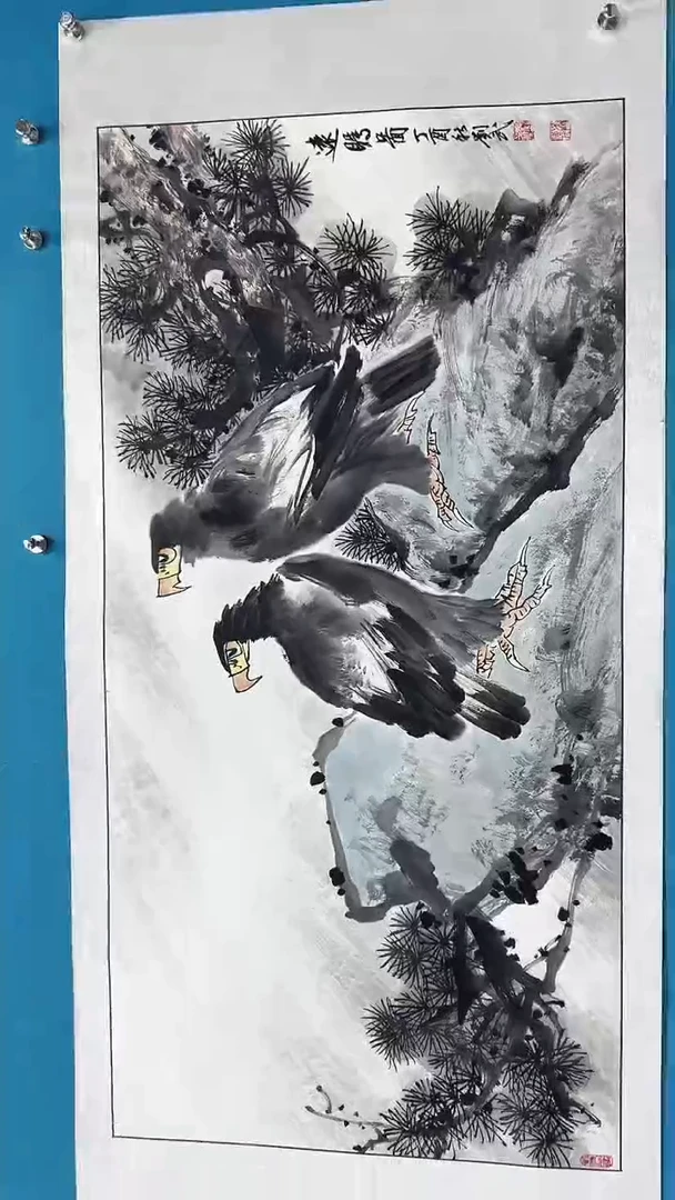 国画瀚美艺术刘武手绘-国画38