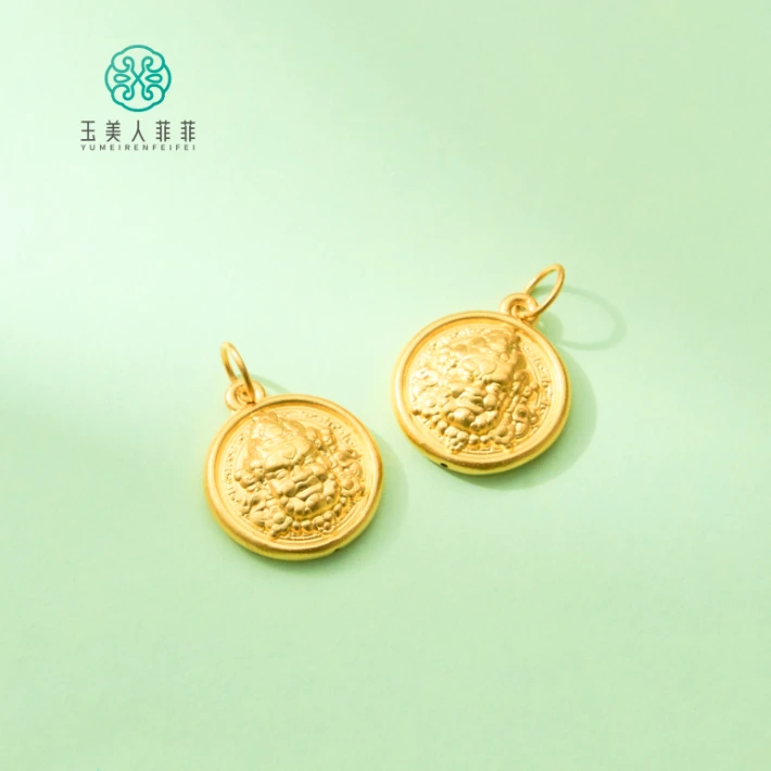 吊坠足银 石惑珠宝~足银吊坠约18mm/多样性发一