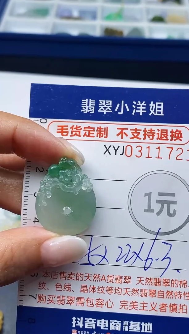 未镶嵌定制翡翠燕*毛货商品 不退换/ 1721