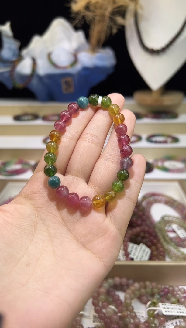【闪购商品】碧玺/未镶嵌7mm+碧玺单圈多样性发货