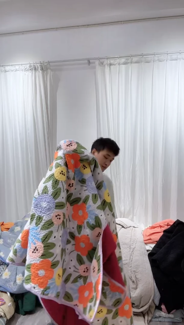 棉200*230纯棉床盖154号微瑕