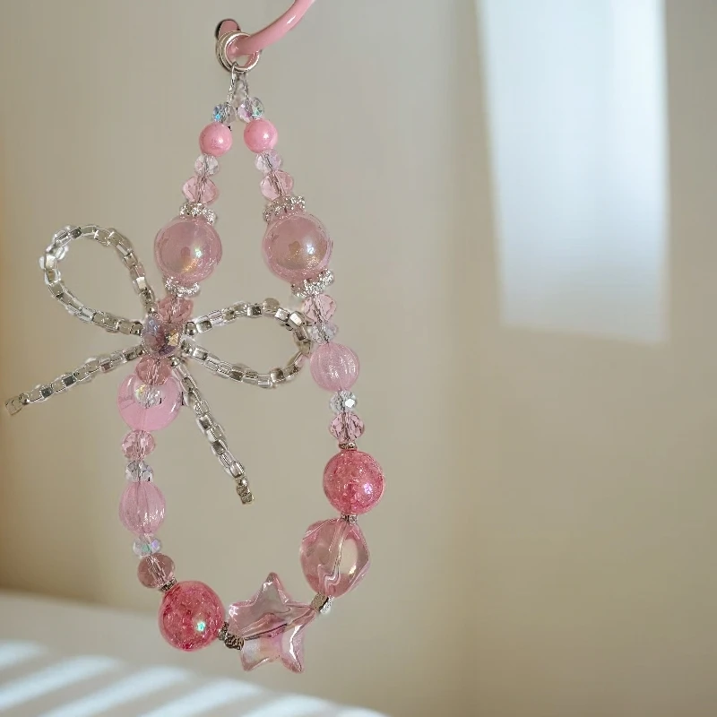 手机链挂绳水晶饰品