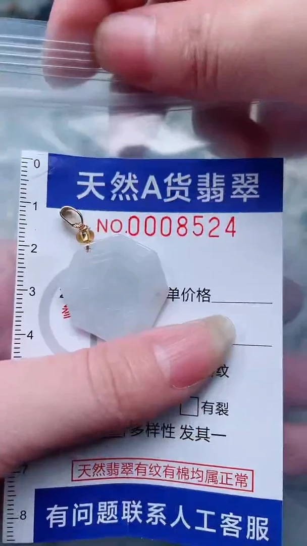 翡翠未镶嵌吊坠(不含链)1