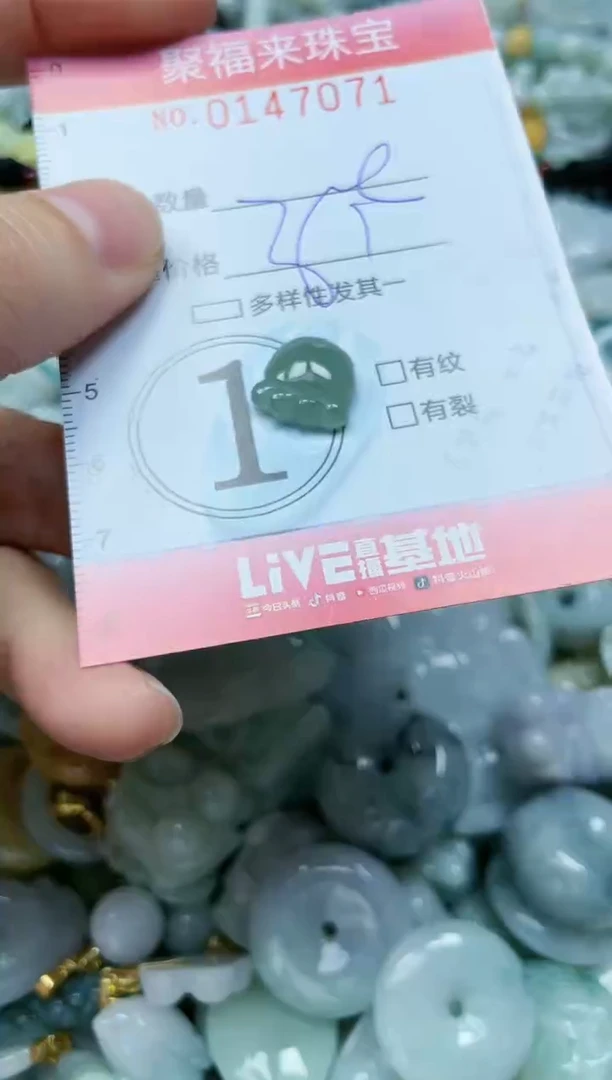 翡翠未镶嵌颈饰闪购0147071