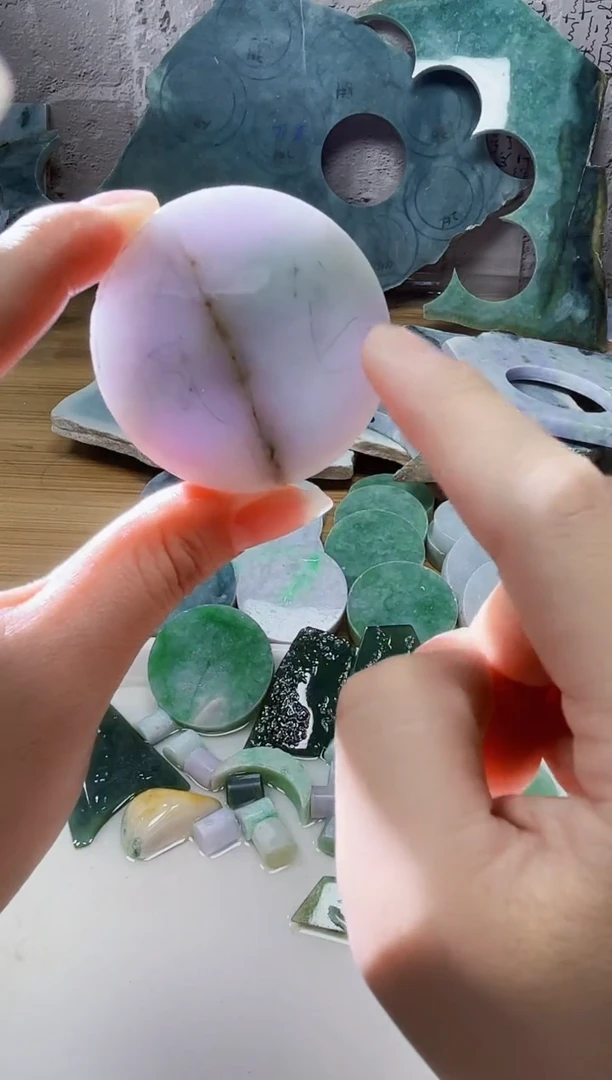 裸石翡翠天然翡翠A货 南 067