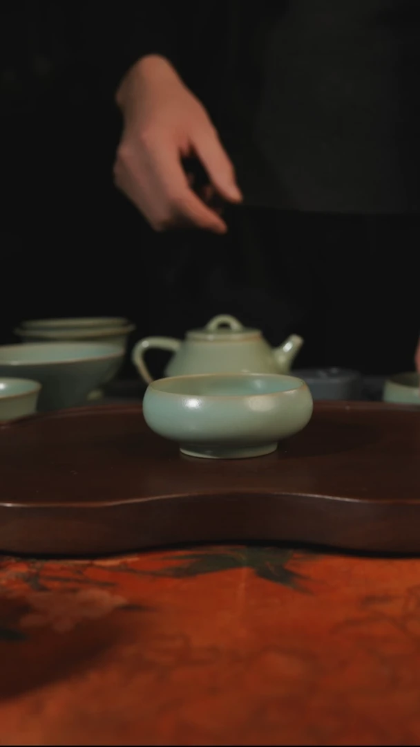 杯子瓷汝州原产地原矿仿古老釉q