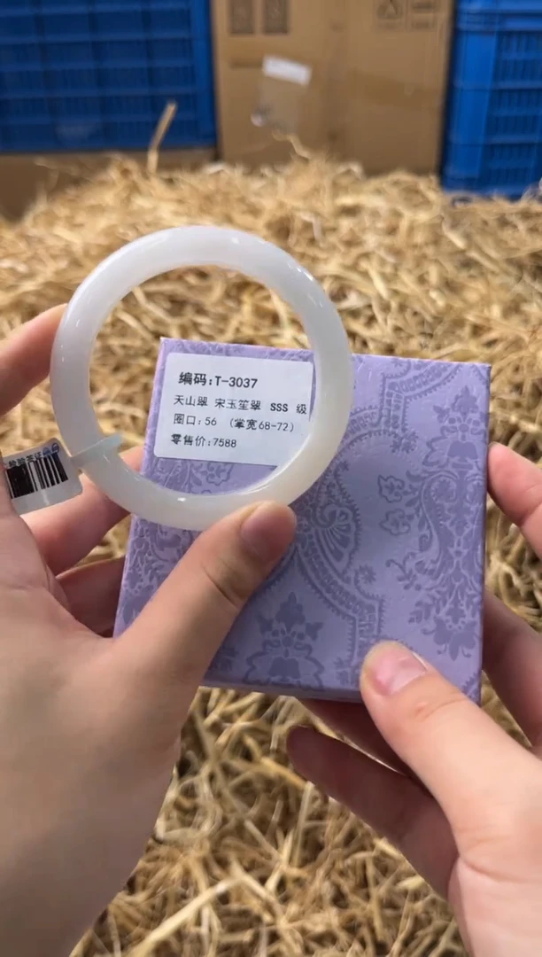 未镶嵌手镯石英质玉T-3037
