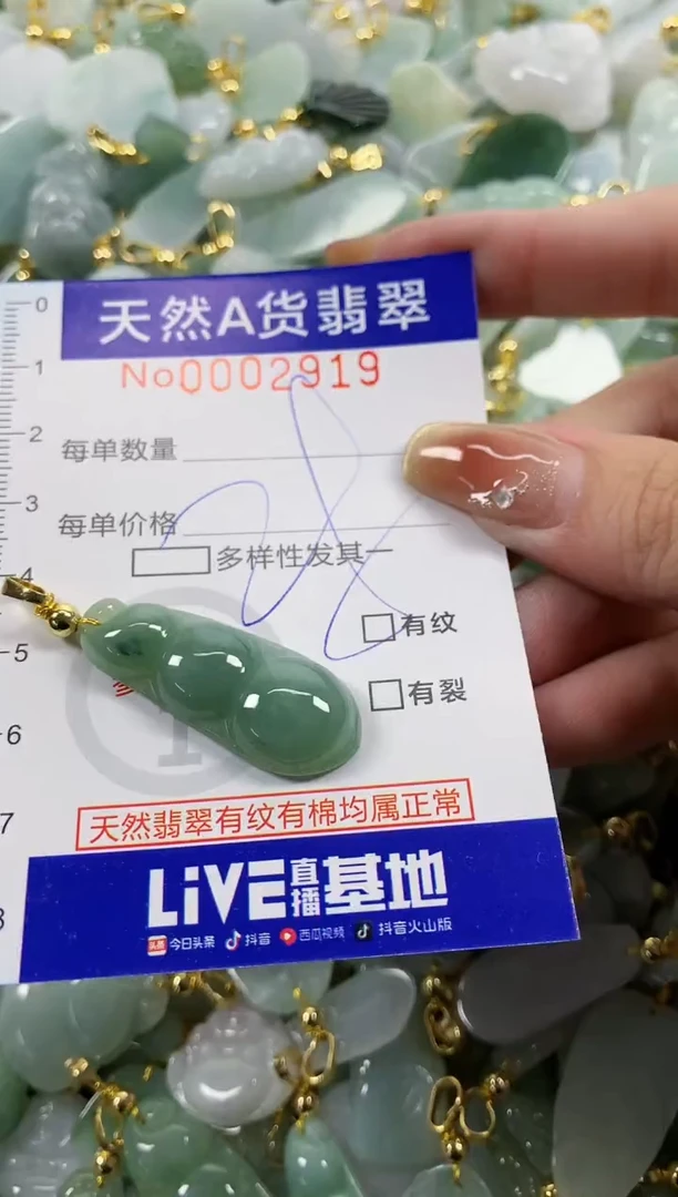 颈饰未镶嵌翡翠天然A货翡翠