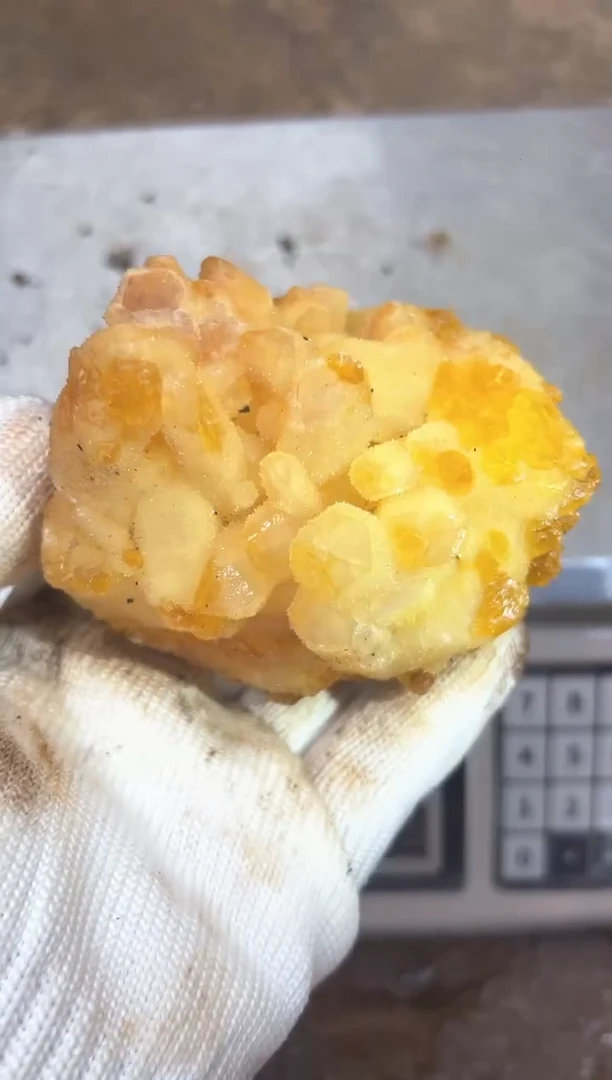 未镶嵌珠宝半成品水晶天然黄水晶原石摆件#7