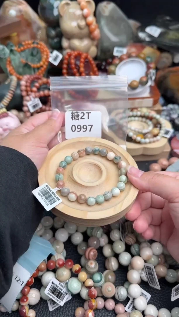 【闪购商品】石英质玉手链未镶嵌2T0997