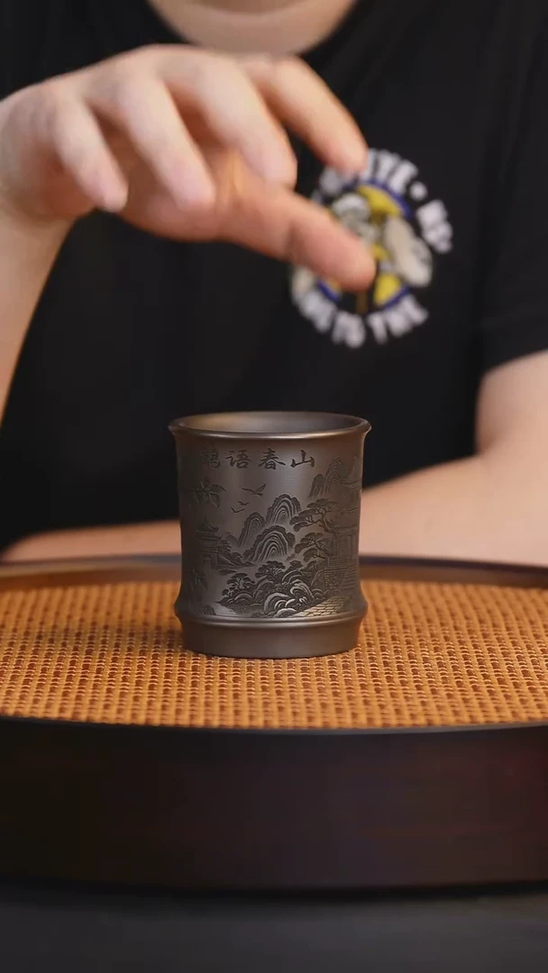 /宜兴全手工紫砂杯