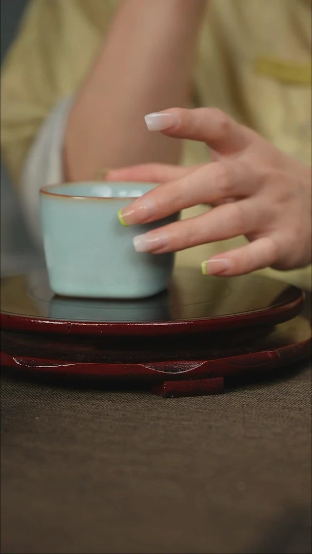 全品 天圆地方杯 带底款