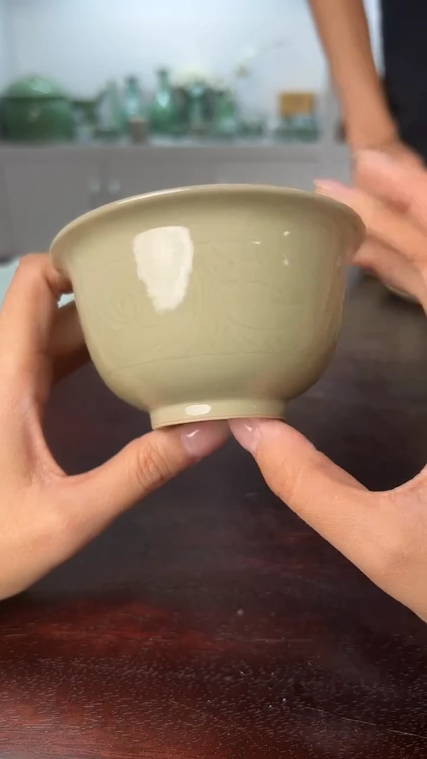 龙泉云间青瓷小米茶器