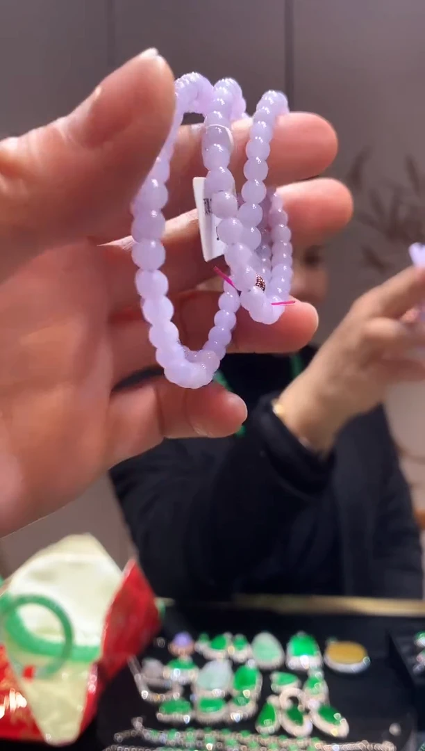 【闪购商品】翡翠颈饰未镶嵌珠链 