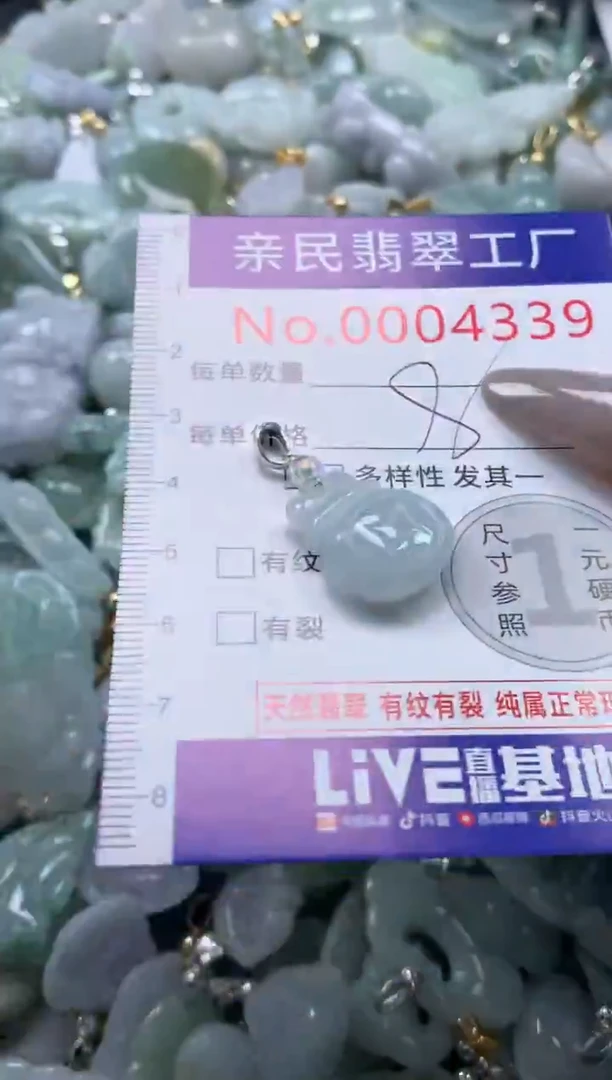 颈饰未镶嵌翡翠4339