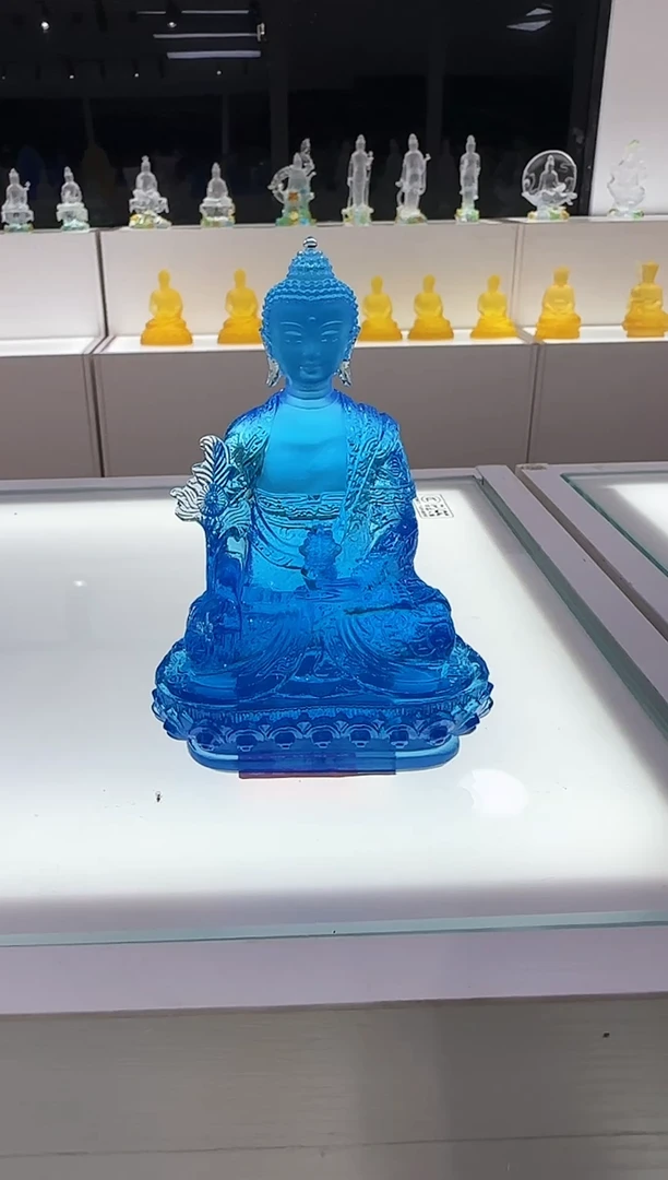 手工艺品琉璃古法琉璃药师