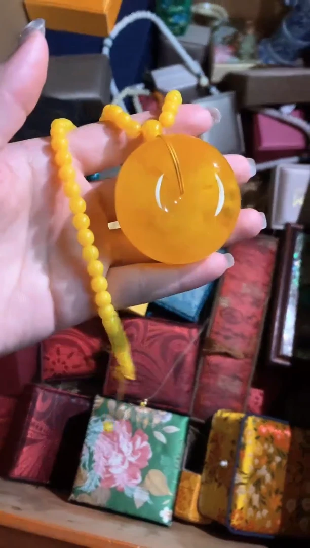 未镶嵌颈饰蜜蜡永玉阁精品专属摆件
