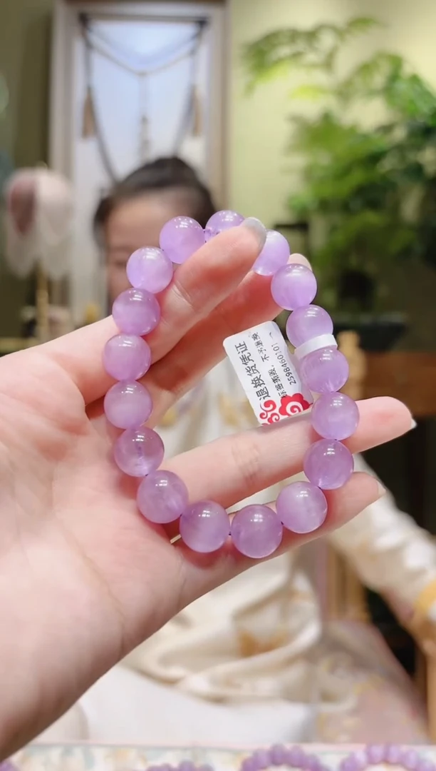 【闪购商品】锂辉石手串未镶嵌紫锂辉手串17/11.3