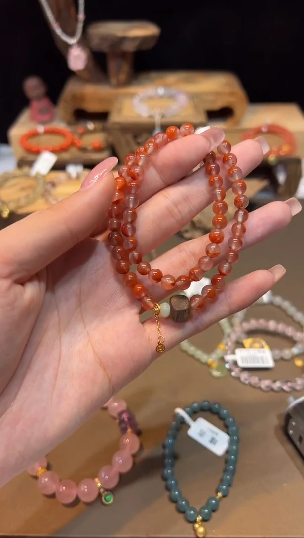 未镶嵌手链玛瑙/玉髓手饰@@