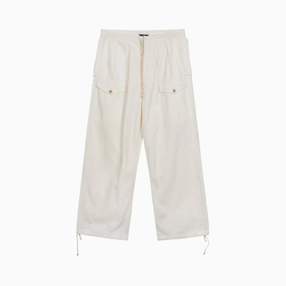 SPELLEDIT[顺丰包邮]25春季款口袋束脚工装裤宽松百搭直筒休闲裤